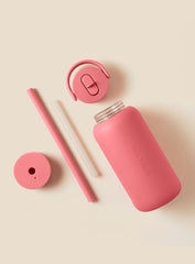 Rare Beauty x Bink 27oz Day Bottle (with Flip Cap & Lounge Straw Cap) - Happy